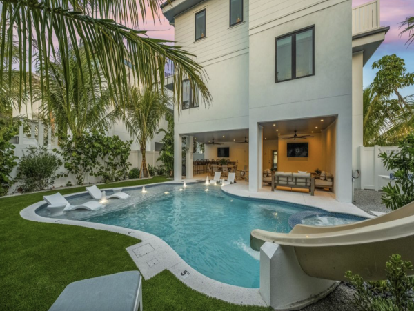 Luxury Lido Key Vacation Rental  Sarasota Beachfront Home with Rooftop Deck & Pool